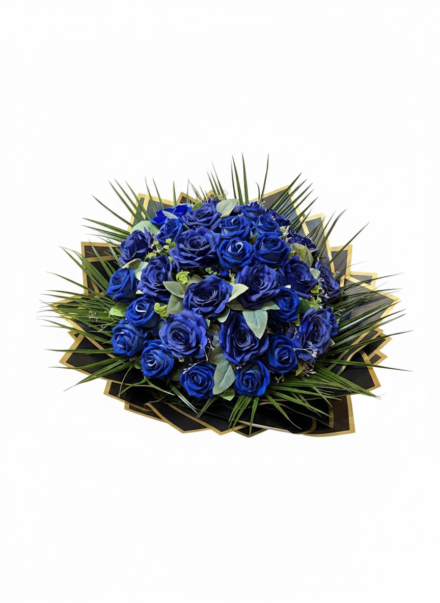 Mavi Düşler Gül Buketi
