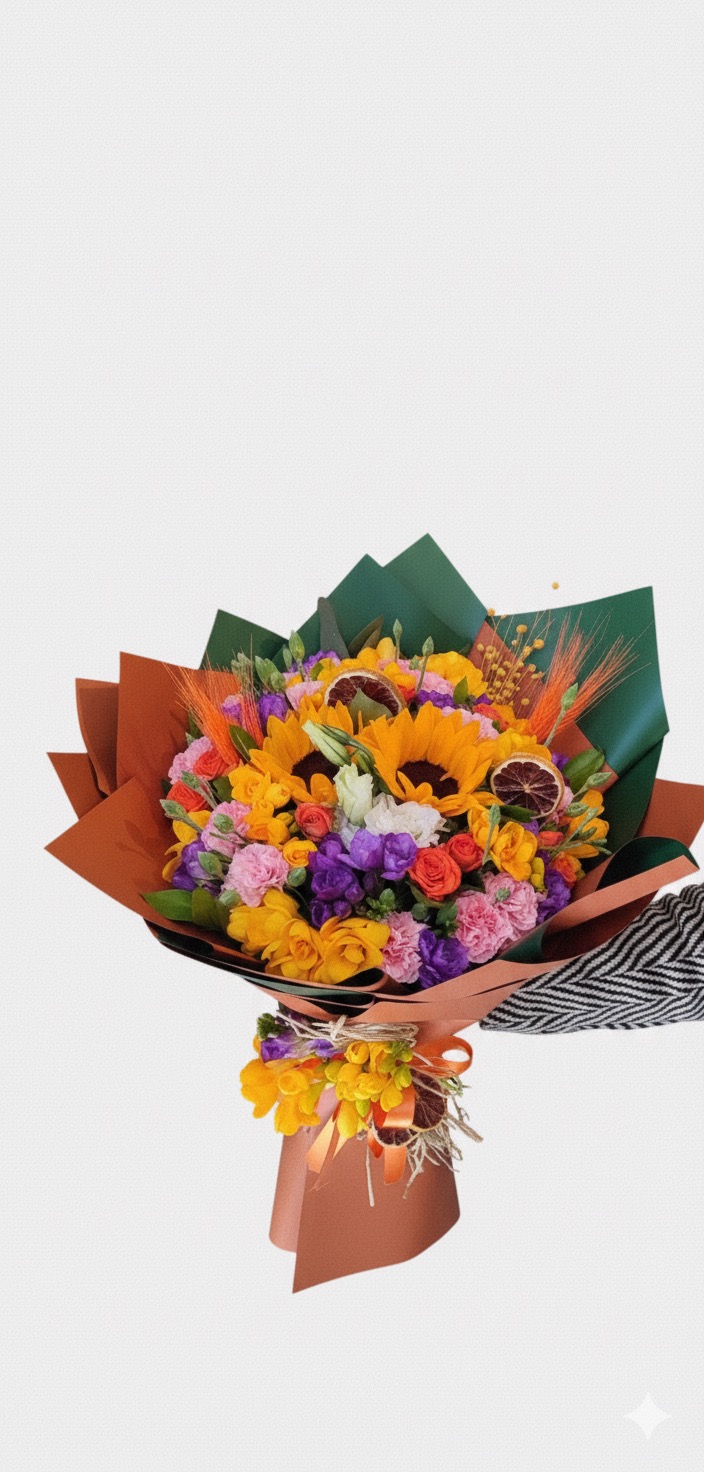 Turuncu Neşesi Buketi