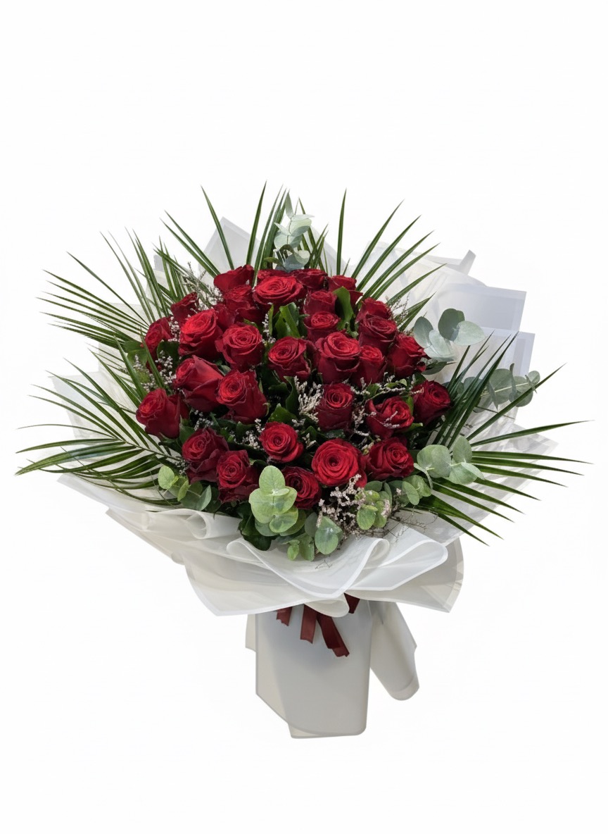 Şık Tasarım 41’li Gül Buketi